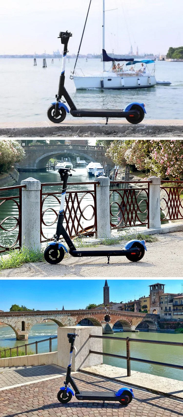 2023 New Rental 350W Adult Electric Shared E Scooter With Swappable Battery