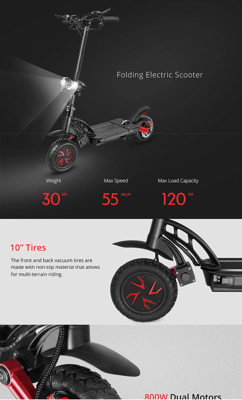 48V 1000W*2 Double Motor Mountain Electric Scooter Adult Scooter 85km Two-Wheel Fat Tire off-Road Adults E Scooter Dirt Bike Mobility Scooter