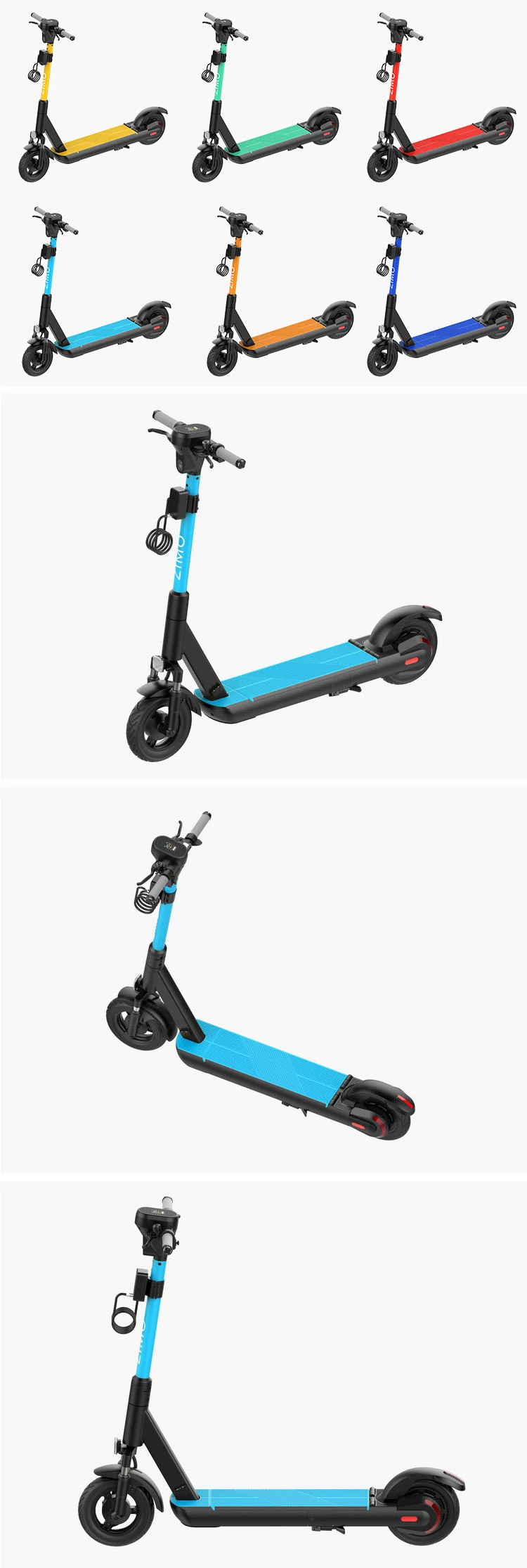 Popular 750W 45km/h Adult Electric Shared Scooter Kick E Scooter for sale