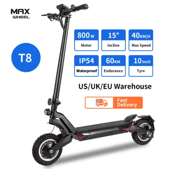 EU Warehouse 1200W Dual Motor 48V Powerful 10inch off Road E Adult Folding Electric Scooter